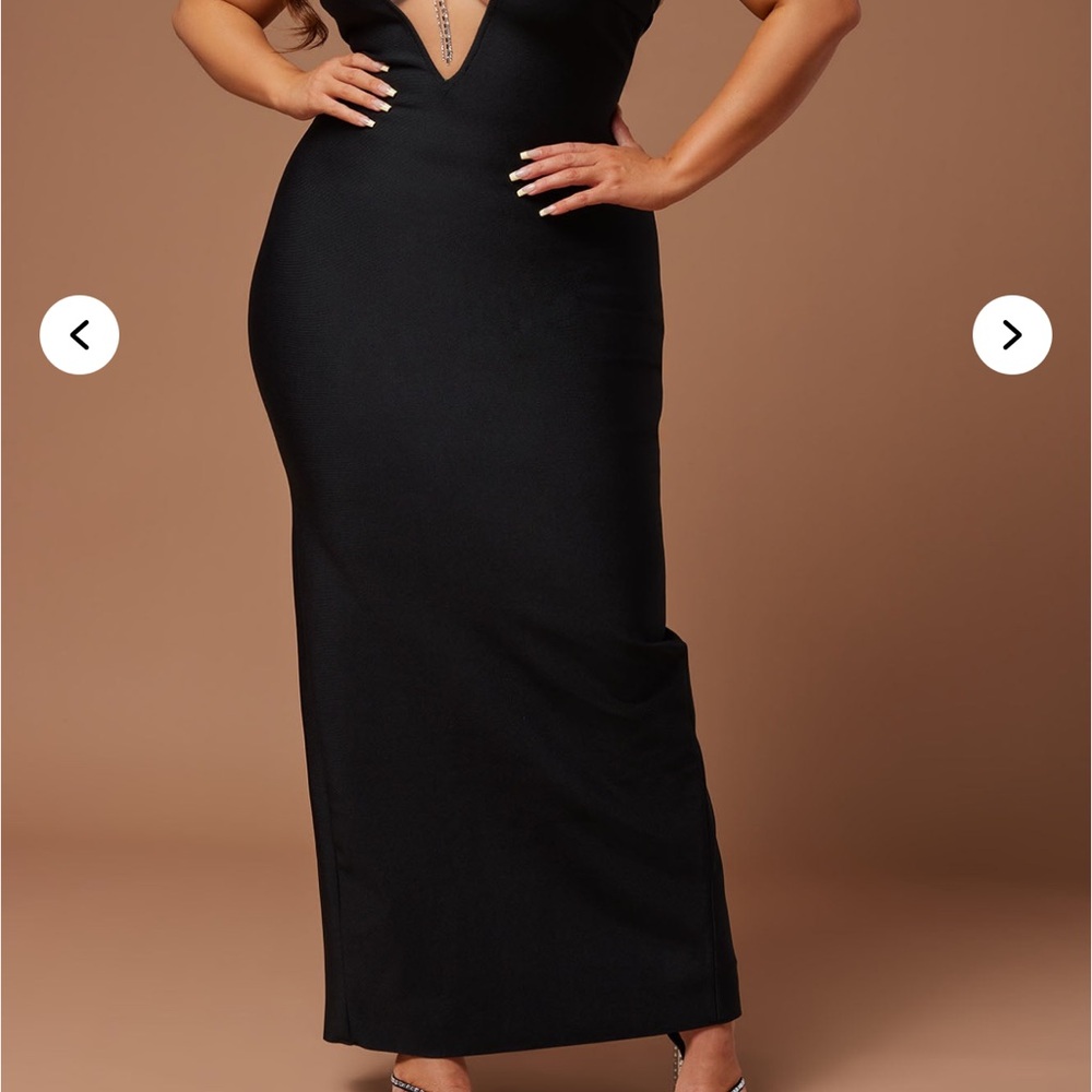 Elegant Black Evening Gown